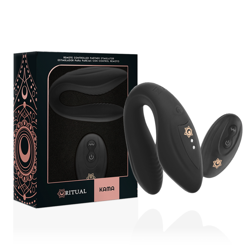 RITHUAL - TÉLÉCOMMANDE KAMA POUR COUPLES AZABACHE - Sensualia
