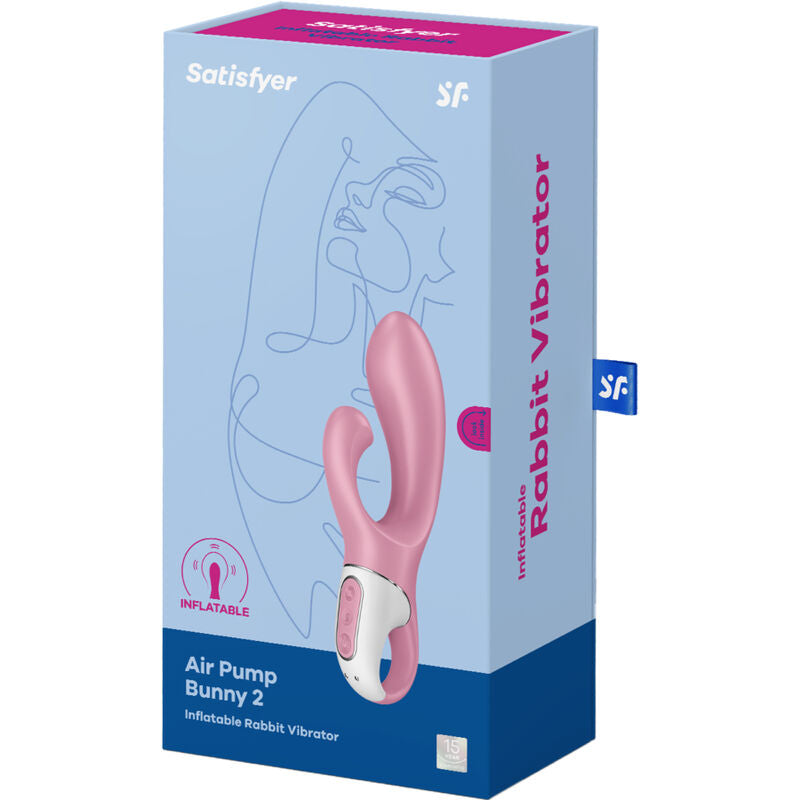 SATISFYER - POMPE  AIR BUNNY 2 ROSE - Sensualia