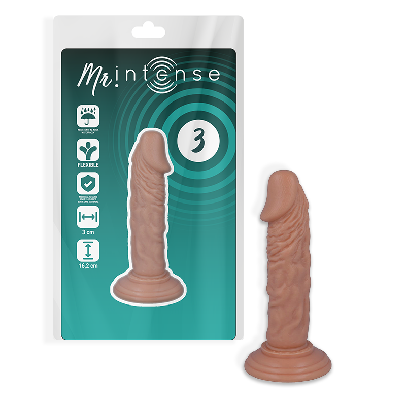 MR INTENSE - 3 PÉNIS RÉALISTE 16.2 CM -O- 3 CM - Sensualia