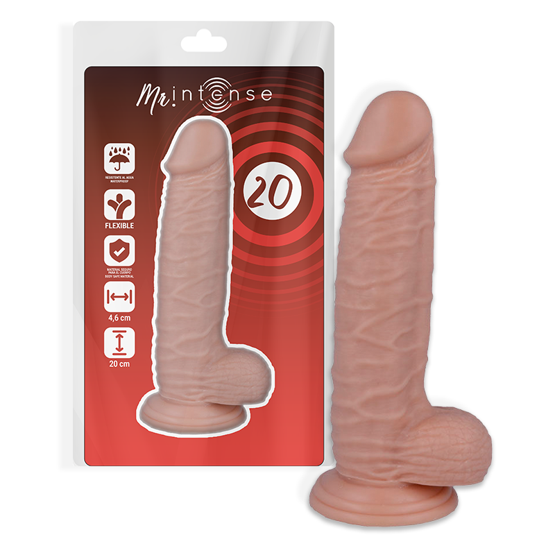 MR INTENSE - 20 PÉNIS RÉALISTE 20 CM -O- 4.6 CM - Sensualia