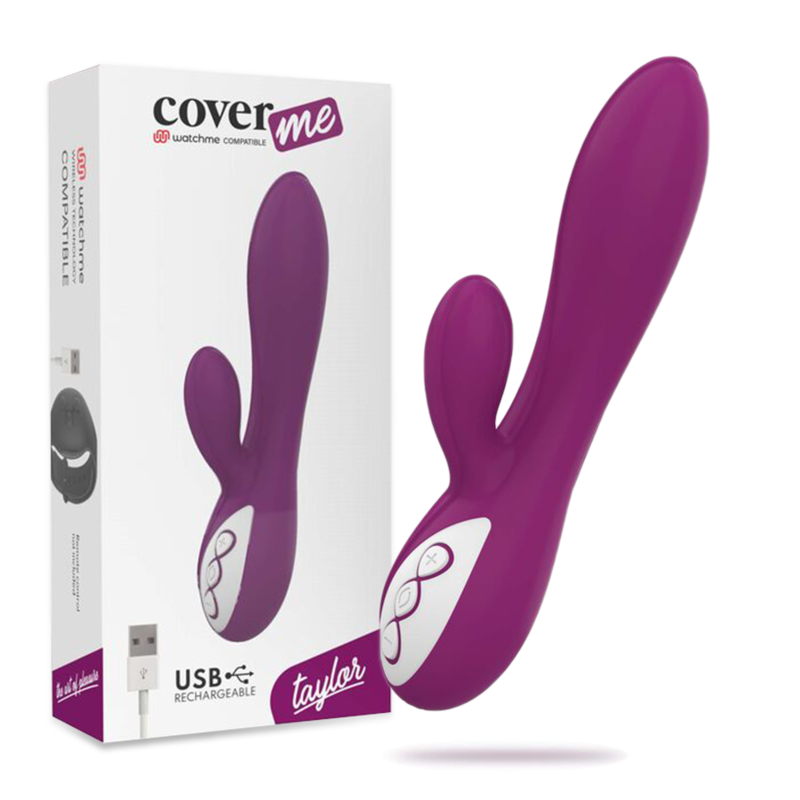 COVERME - VIBRATEUR TAYLOR COMPATIBLE AVEC LA TECHNOLOGIE SANS FIL WATCHME - Sensualia