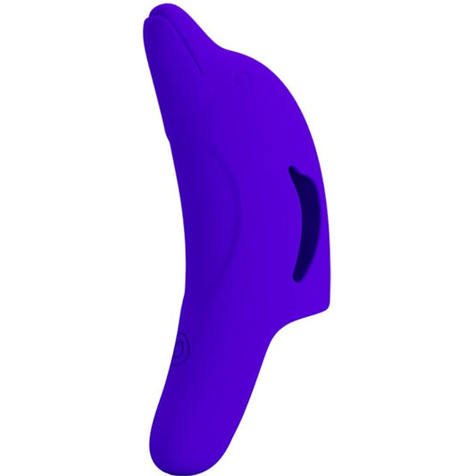 PRETTY LOVE - PUISSANT STIMULATEUR DE DOIGTS BLEU FONCÉ DELPHINI - Sensualia