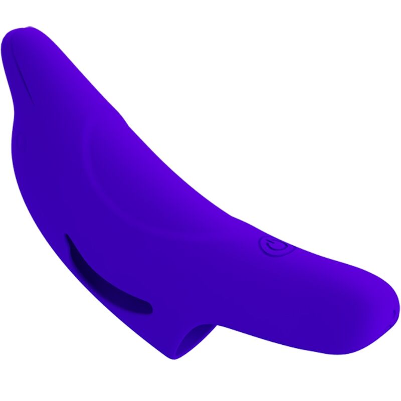 PRETTY LOVE - PUISSANT STIMULATEUR DE DOIGTS BLEU FONCÉ DELPHINI - Sensualia