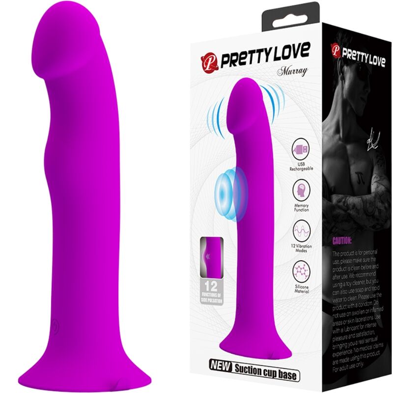 PRETTY LOVE - VIBRATEUR MURRAY ET STIMULATEUR DE POINT G VIOLET - Sensualia