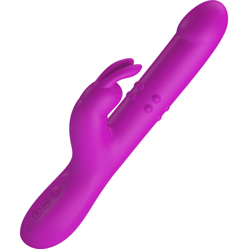 PRETTY LOVE - VIBRATEUR REESE AVEC ROTATION VIOLET - Sensualia