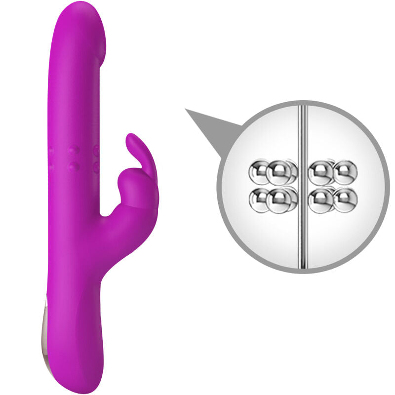 PRETTY LOVE - VIBRATEUR REESE AVEC ROTATION VIOLET - Sensualia