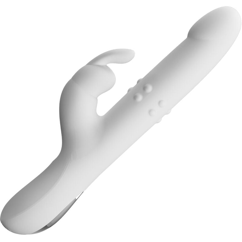 PRETTY LOVE - VIBRATEUR REESE AVEC ROTATION ARGENTÉE - Sensualia