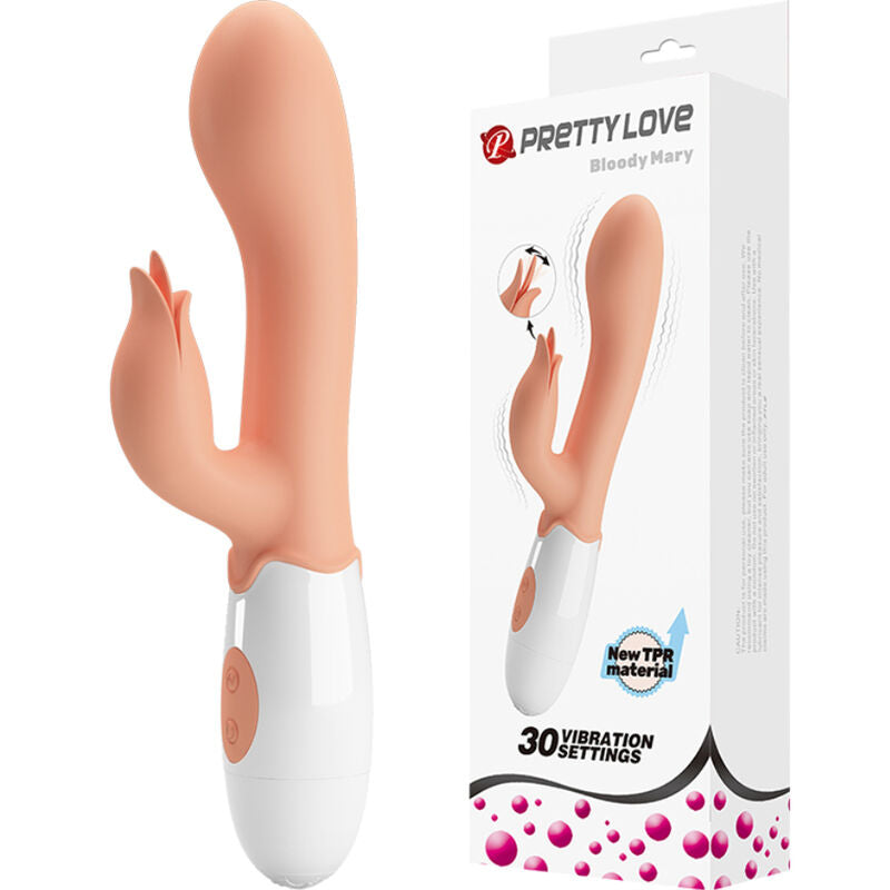 PRETTY LOVE - BLOODY MARY VIBRATEUR AVEC STIMULATEUR - Sensualia