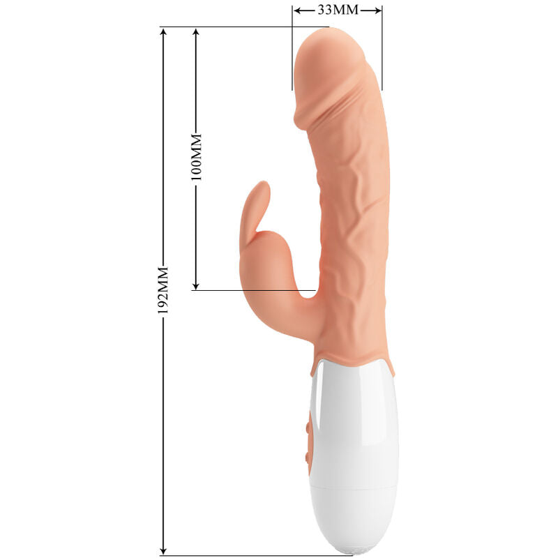 PRETTY LOVE - VIBRATEUR LAPIN DE PQUES AVEC STIMULATEUR - Sensualia