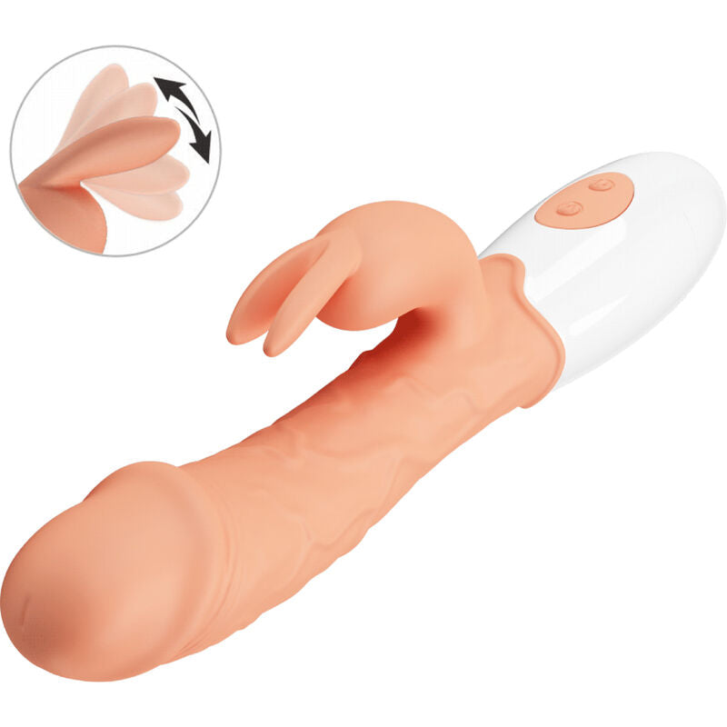 PRETTY LOVE - VIBRATEUR LAPIN DE PQUES AVEC STIMULATEUR - Sensualia