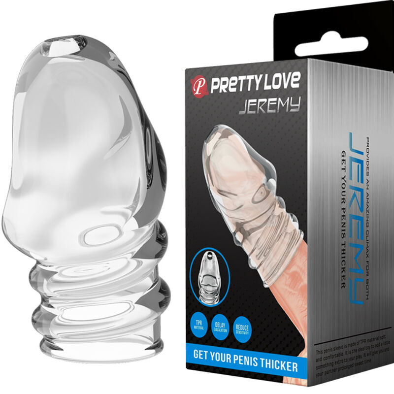 PRETTY LOVE - JEREMY PÉNIS TRANSPARENT PLUS ÉPAIS - Sensualia