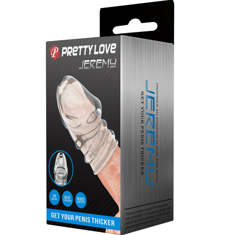 PRETTY LOVE - JEREMY PÉNIS TRANSPARENT PLUS ÉPAIS - Sensualia