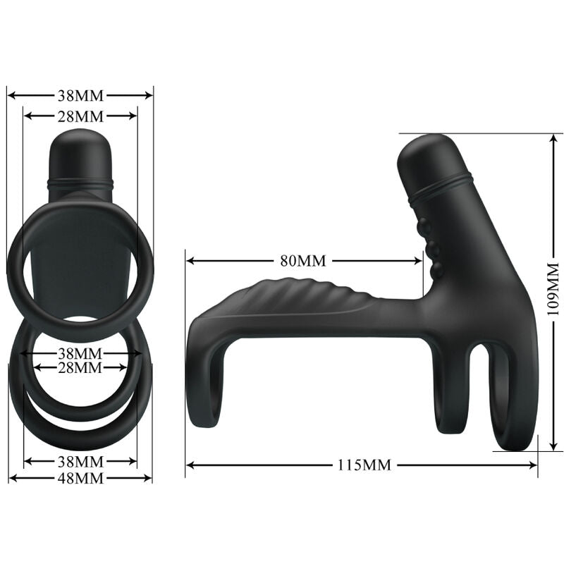 PRETTY LOVE - MANCHON DEXTENSION EN SILICONE SOUPLE ÉLASTIQUE - Sensualia