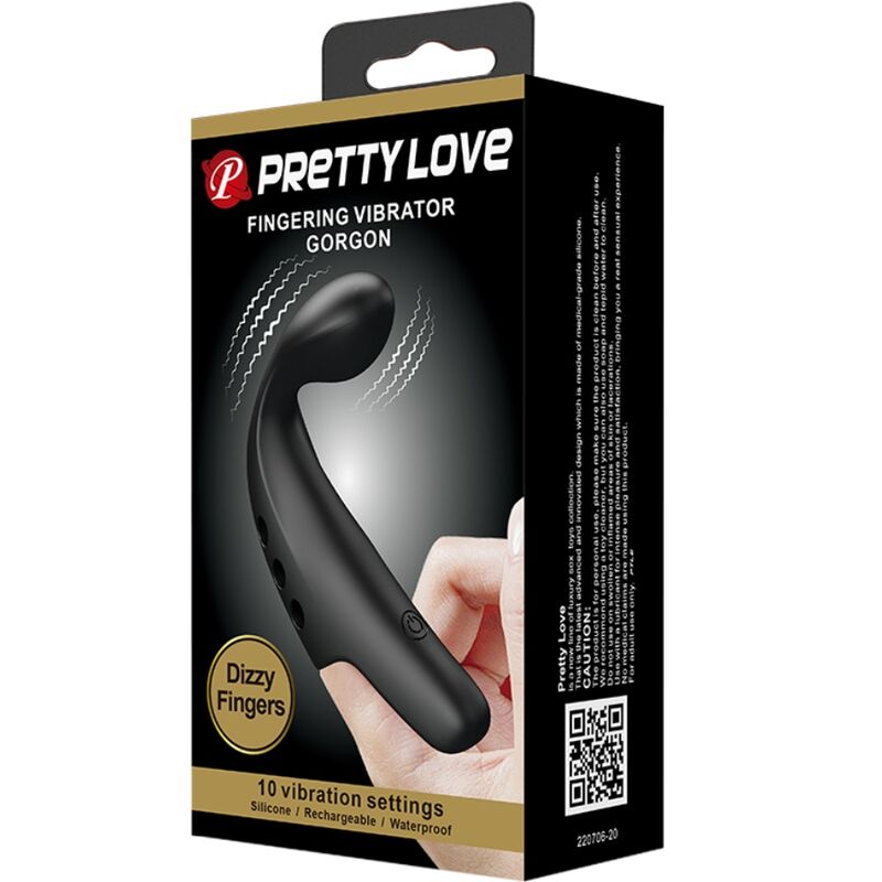 PRETTY LOVE - DÉS VIBRATEUR BLACK GORGON - Sensualia