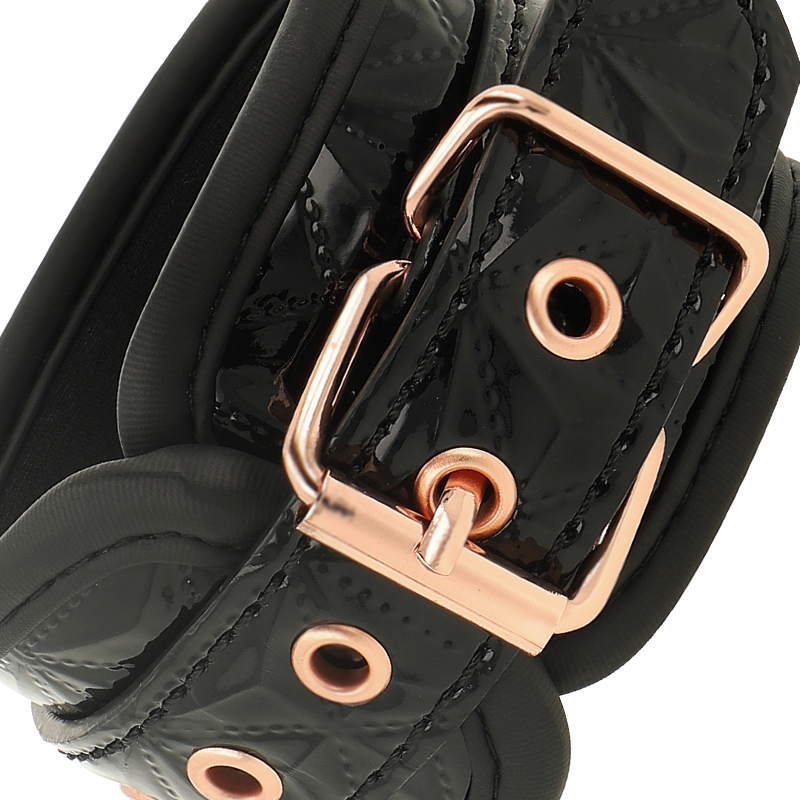 COQUETTE CHIC DESIRE - MENOTTES ÉDITION NOIRE AVEC DOUBLURE EN NÉOPRÈNE - Sensualia
