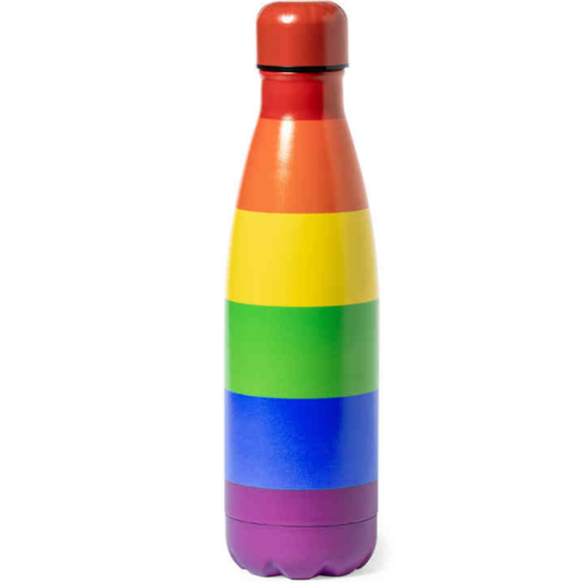 PRIDE - CHAUFFE-EAU MÉTALLIQUE AVEC LE DRAPEAU LGBT - Sensualia