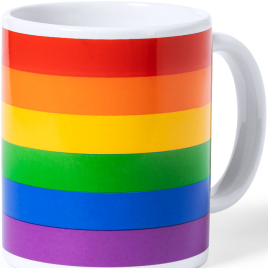 PRIDE - COUPE DRAPEAU LGBT EN BOITE INDIVIDUELLE KRAFT /en/pt/en/fr/it/ - Sensualia