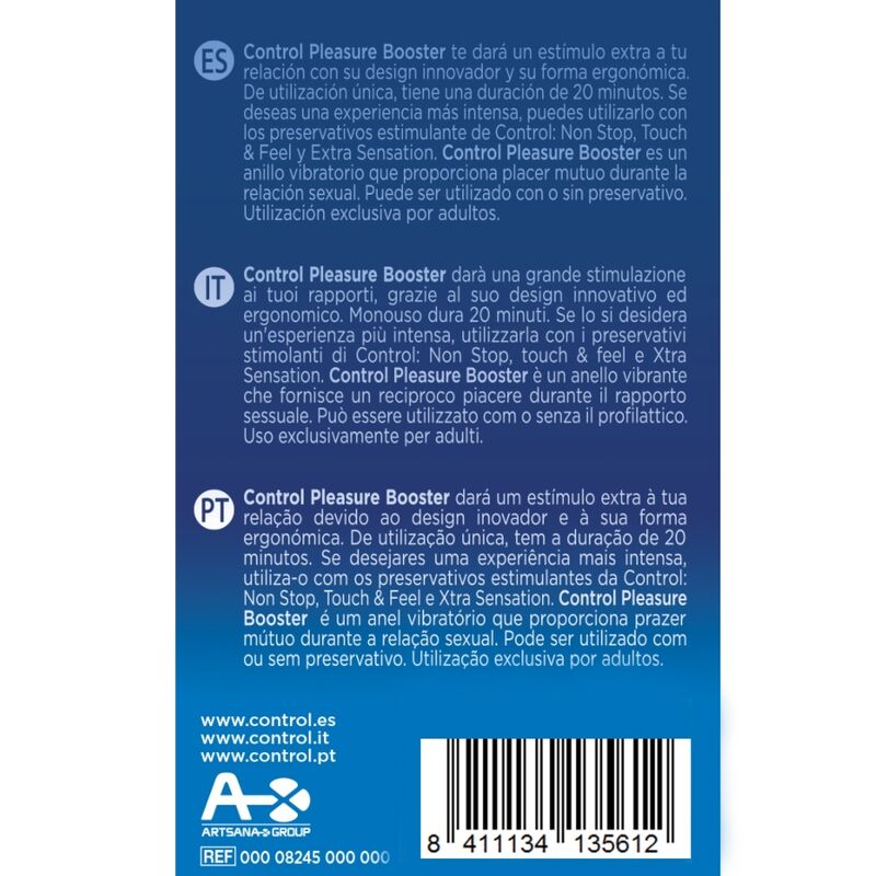 CONTROL - ANNEAU VIBRANT PLEASURE VIBES - Sensualia