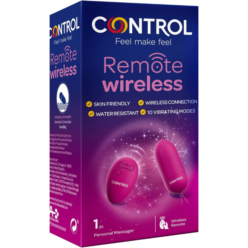 CONTROL - TÉLÉCOMMANDE SANS FIL DU MASSEUR PERSONNEL - Sensualia