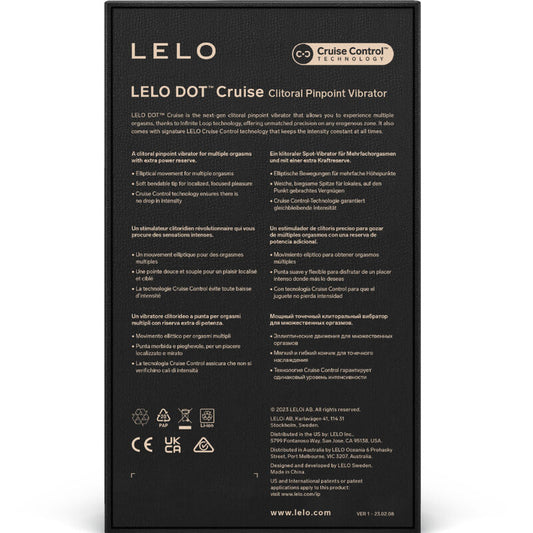 LELO - STIMULATEUR DE CLITORIS DOT CRUISE JAUNE - Sensualia