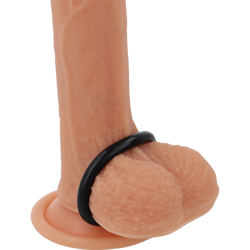 POWERING - ANNEAU PÉNIS SUPER FLEXIBLE ET RÉSISTANT 3,5CM NOIR - Sensualia
