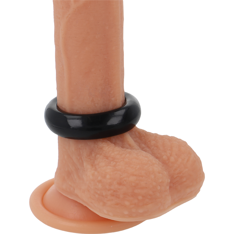 POWERING - ANNEAU PÉNIS SUPER FLEXIBLE ET RÉSISTANT 3.8CM PR04 NOIR POWERING