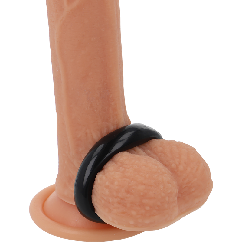POWERING - ANNEAU PÉNIS SUPER FLEXIBLE ET RÉSISTANT 3.8CM PR04 NOIR POWERING