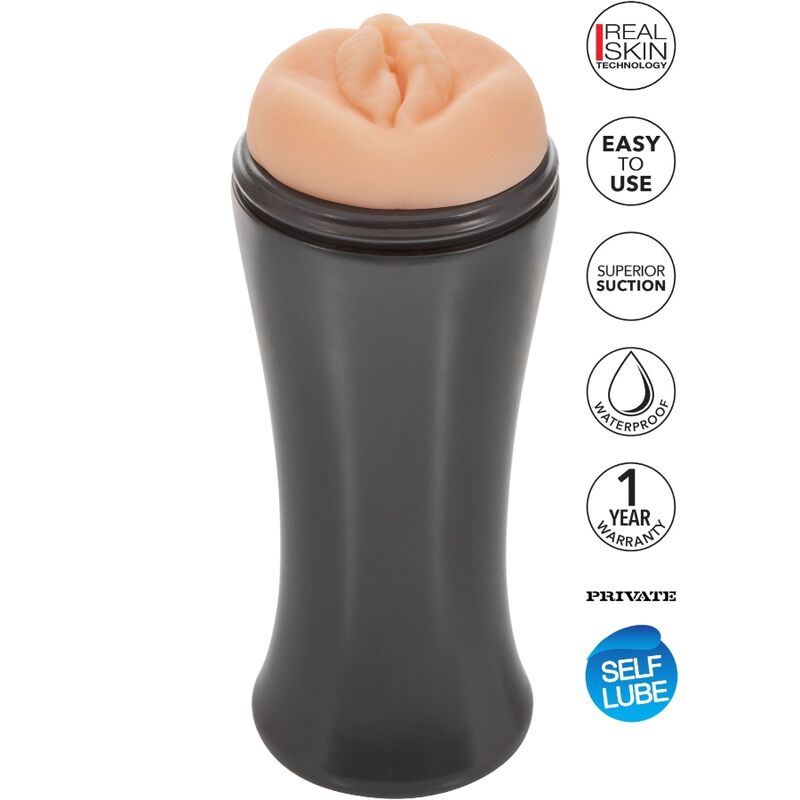 PRIVATE - MASTURBATEUR CHATON HUMIDE AUTO-LUBRIFIANT À PARTIR - Sensualia