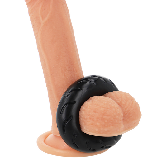 POWERING - ANNEAU PÉNIS SUPER FLEXIBLE ET RÉSISTANT 5CM PR08 NOIR POWERING