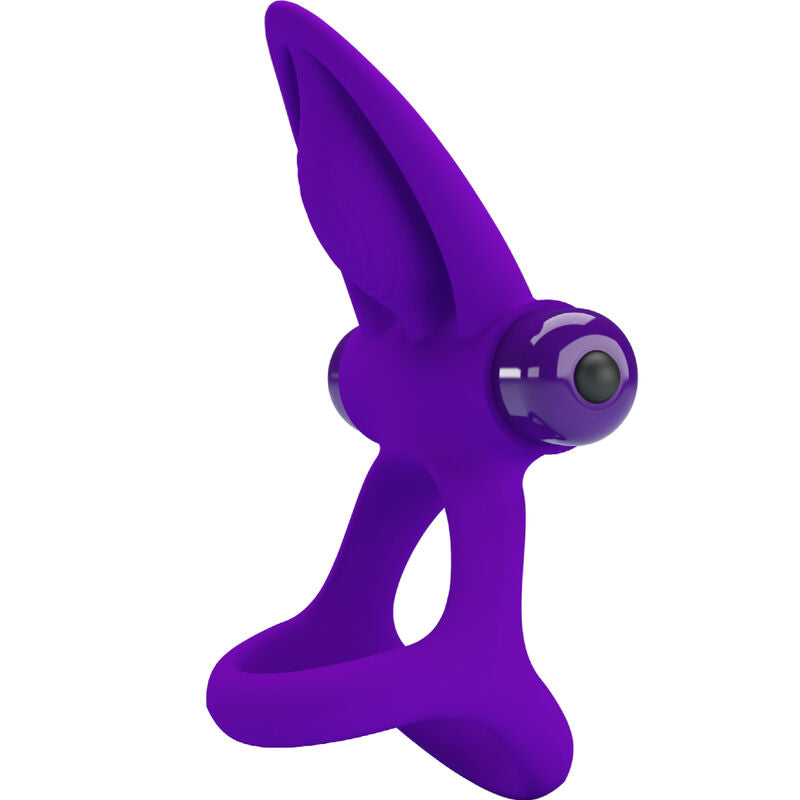 PRETTY LOVE - ANNEAU VIBRATEUR 10 VIBRATIONS SILICONE VIOLETTE - Sensualia