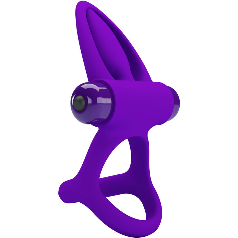 PRETTY LOVE - ANNEAU VIBRATEUR 10 VIBRATIONS SILICONE VIOLETTE - Sensualia