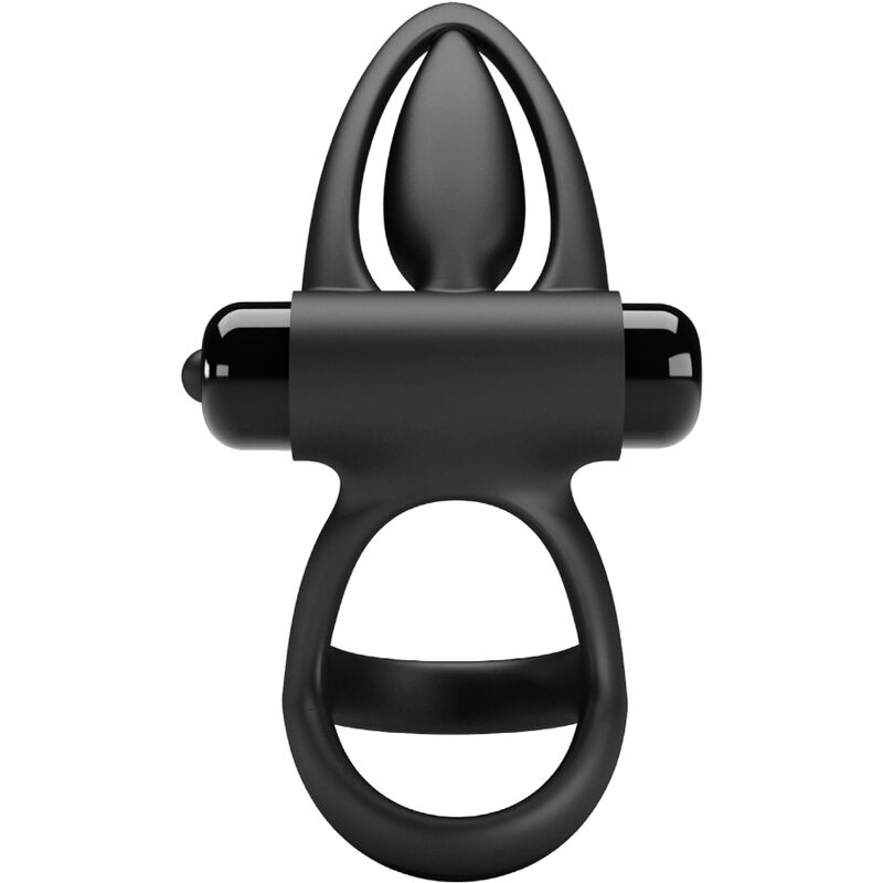 PRETTY LOVE - ANNEAU VIBRANT 10 VIBRATIONS SILICONE NOIR - Sensualia