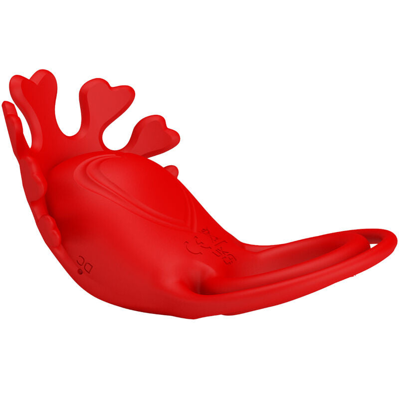 PRETTY LOVE - ANNEAU VIBRATEUR RUBEN 7 VIBRATIONS SILICONE ROUGE - Sensualia