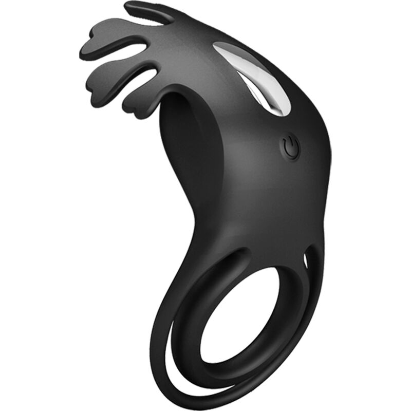 PRETTY LOVE - ANNEAU VIBRATEUR RUBEN 7 VIBRATIONS SILICONE NOIR - Sensualia
