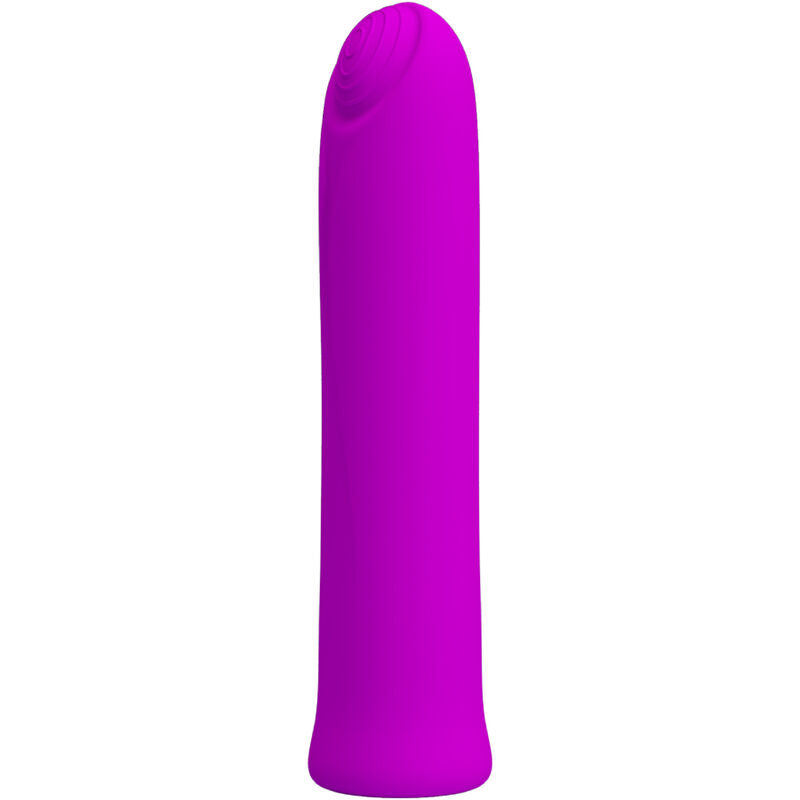PRETTY LOVE - VIBRATEUR CURTIS MINI SUPER POWER 12 VIBRATIONS EN SILICONE VIOLETTE - Sensualia