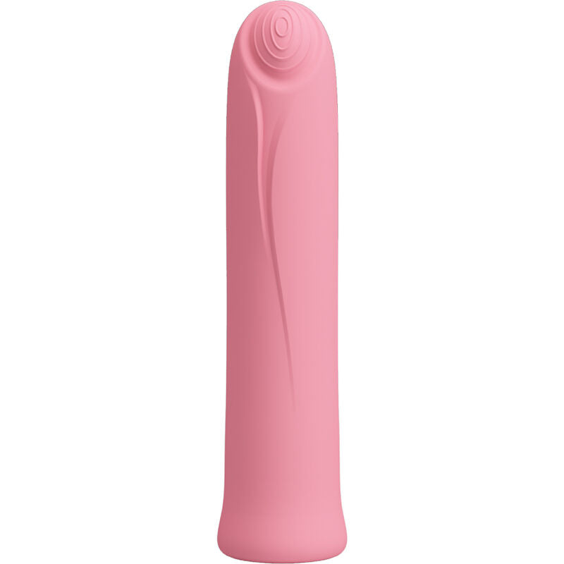 PRETTY LOVE - VIBRATEUR CURTIS MINI SUPER POWER 12 VIBRATIONS EN SILICONE ROSE - Sensualia