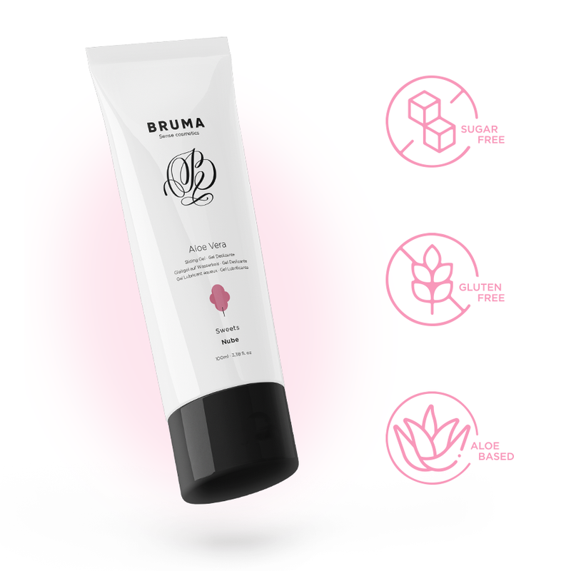 BRUMA - GEL GLISSANT À L'ALOE VERA SAVEUR BONBONS 100 ML - Sensualia