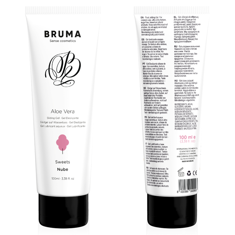 BRUMA - GEL GLISSANT À L'ALOE VERA SAVEUR BONBONS 100 ML - Sensualia