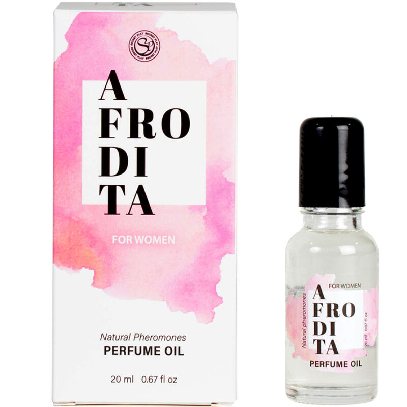 SECRETPLAY - HUILE DE PARFUM AUX PHÉROMONES NATURELLES AFRODITA 20 ML - Sensualia