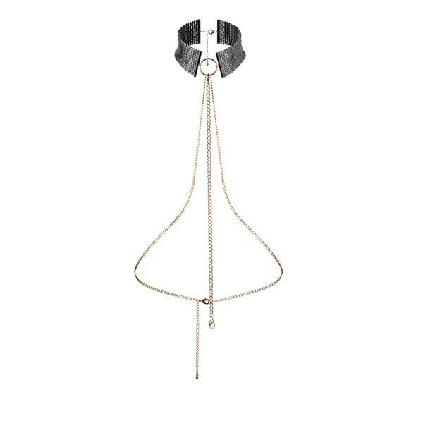 BIJOUX - DÉSIR MÉTALLIQUE COLLIER MÉTALLISÉ NOIR - Sensualia