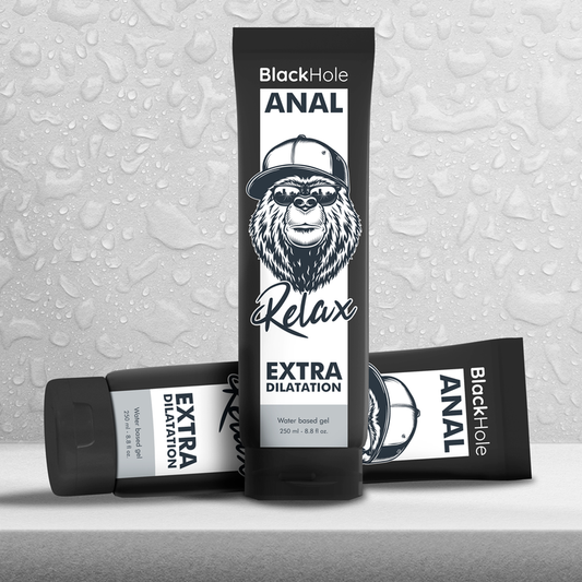 BLACK HOLE - GEL A BASE D''EAU DILATATION ANALE 250 ML - Sensualia