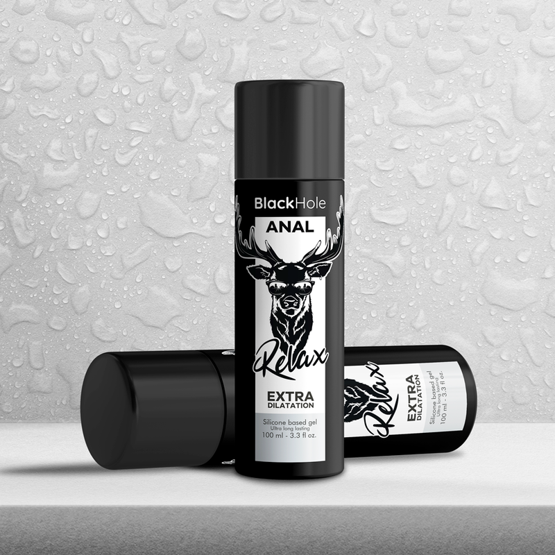 BLACK HOLE - GEL TROU NOIR BASE SILICONE DILATATION ANALE 100 ML - Sensualia