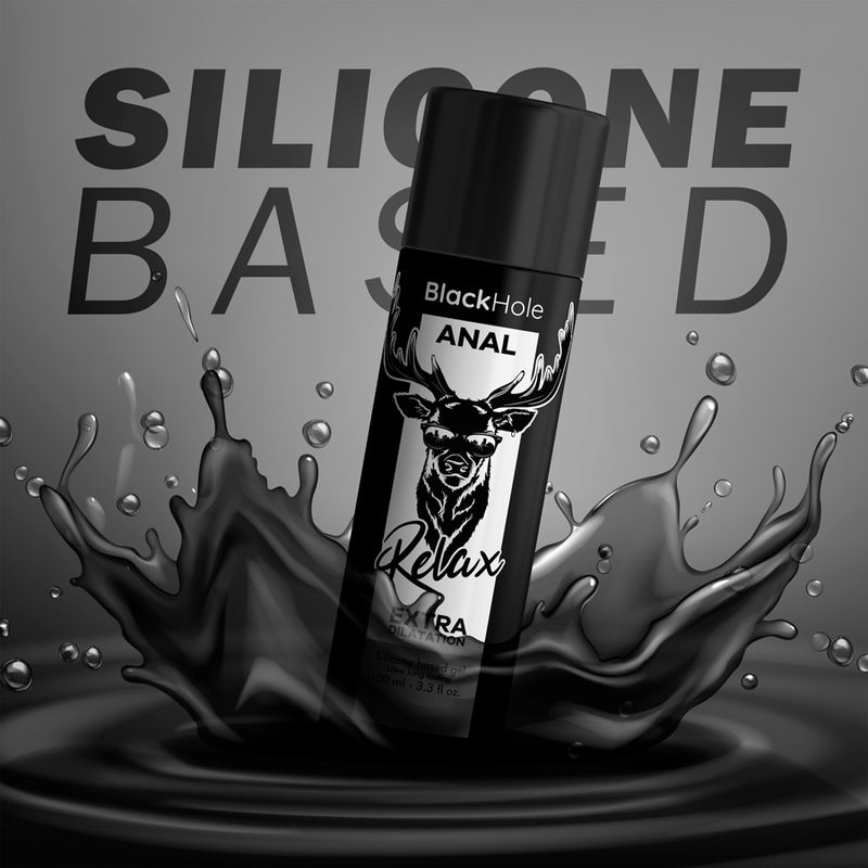 BLACK HOLE - GEL TROU NOIR BASE SILICONE DILATATION ANALE 100 ML - Sensualia