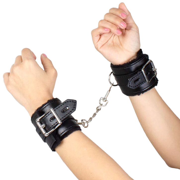 SECRETPLAY - MENOTTES DE BONDAGE NOIRES COLLECTION BDSM - Sensualia