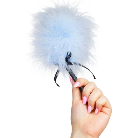 SECRETPLAY - DUSTER MARABOU BLEU CLAIR SECRETPLAY 100% FETISH