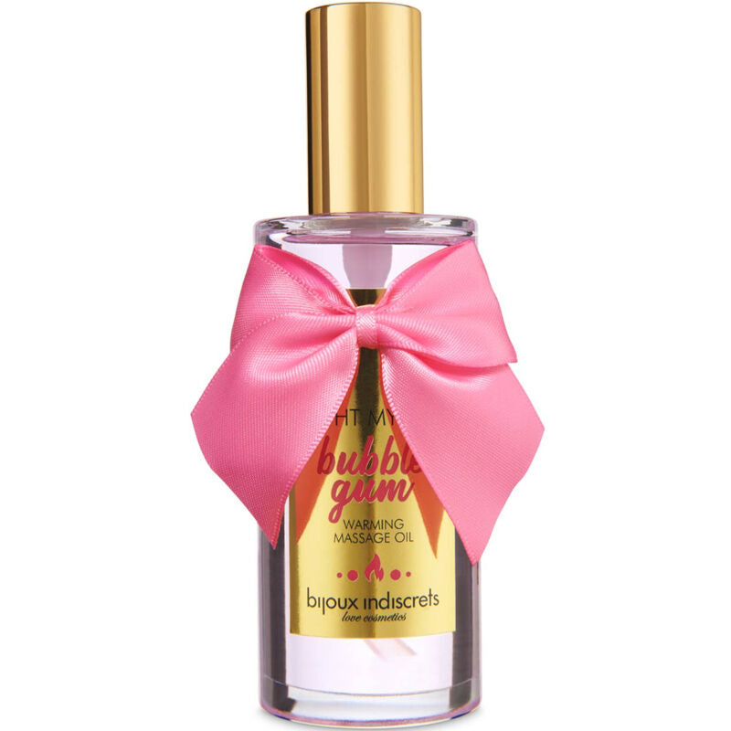 BIJOUX - INDISCRETS HUILE DE MASSAGE LIGHT MY FIRE EFFET CHALEUR SAVEUR GOMME - Sensualia