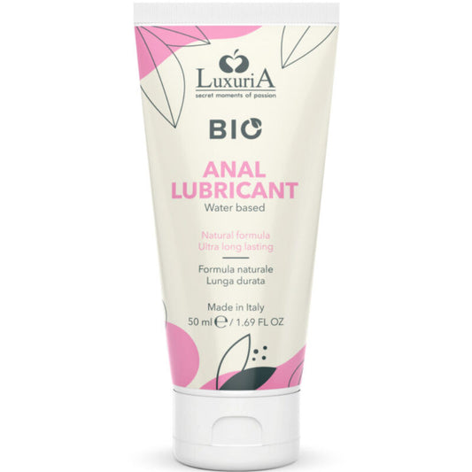 INTIMATELINE - LUXURIA LUBRIFIANT BIO ANAL BASE D'EAU 50 ML - Sensualia