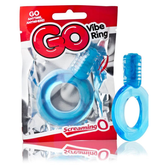 SCREAMING O - ANNEAU PÉNIEN VIBREUR GO BLEU - Sensualia