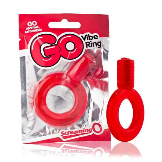 SCREAMING O - ANNEAU PÉNIEN VIBREUR GO ROUGE - Sensualia