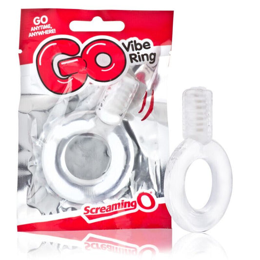 SCREAMING O - ANNEAU PÉNIEN VIBREUR GO TRANSPARENT - Sensualia